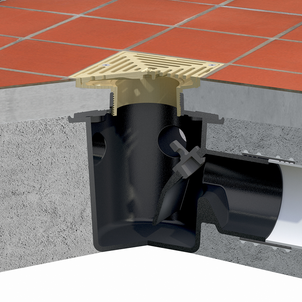 ACO Cast iron floor drain
