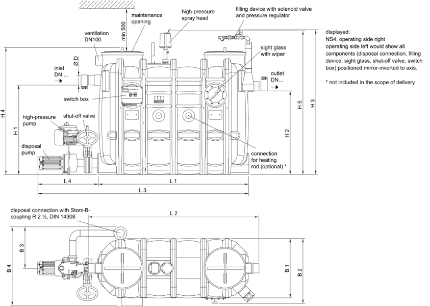 LipuJet-P-OAP Extension stage 3 with disposal pump